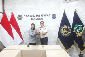 Ditjenpas Maluku Gandeng Kemenkum Maluku Tingkatkan Pelayanan Publik